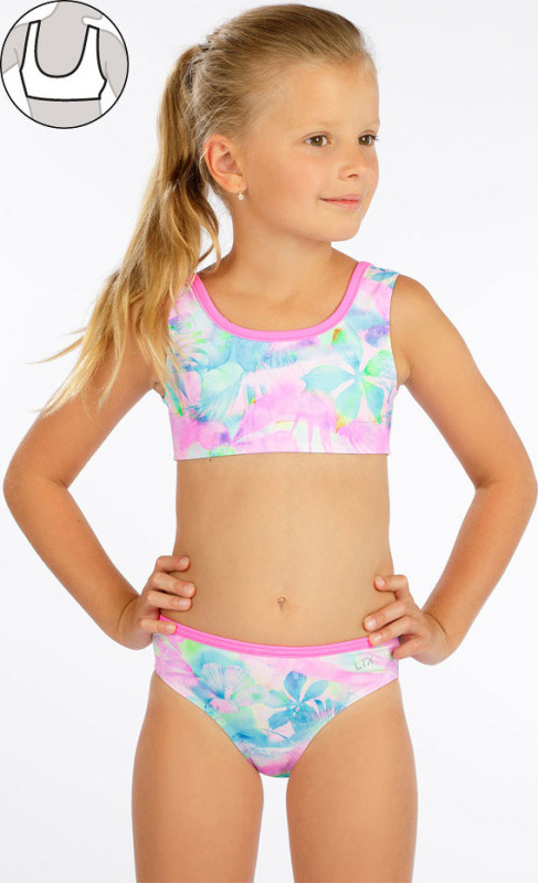 Dívčí plavky top LITEX modré Velikost: 110