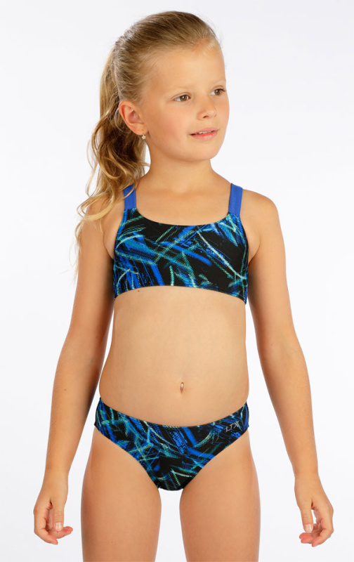 Dívčí plavky top LITEX modré Velikost: 122