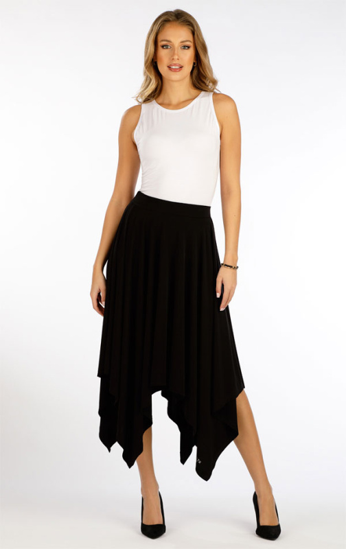 Dámská sukně LITEX do pasu černá Barva: černá, Velikost: M