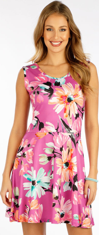 Dámské šaty LITEX bez rukávu růžové Velikost: L