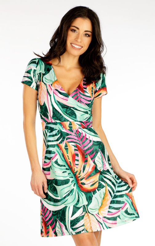 Dámské šaty LITEX s krátkým rukávem barevné Velikost: S