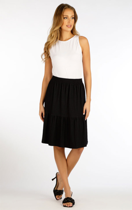 Dámská sukně LITEX černá Barva: černá, Velikost: M