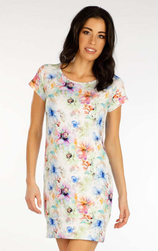 Dámské šaty LITEX s krátkým rukávem barevné Velikost: XL