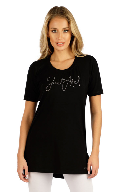 Dámská tunika LITEX s krátkým rukávem Barva: černá, Velikost: S