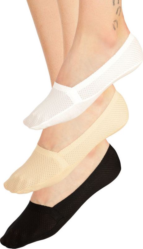 Neviditelné ponožky LITEX do balerin béžové Barva: Bílá, Velikost: UNI
