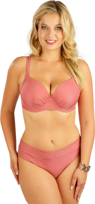 Dámské plavky LITEX podprsenka s hlubokými košíčky růžové Velikost: 46