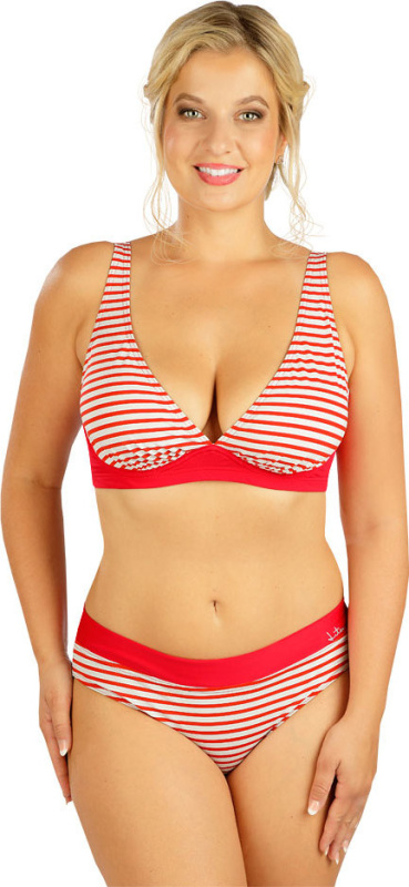 Dámské plavky LITEX podprsenka s kosticemi proužky Velikost: 46