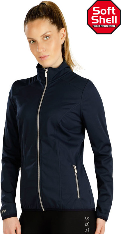 Dámská softshellová bunda LITEX modrá Barva: tmavě modrá, Velikost: M