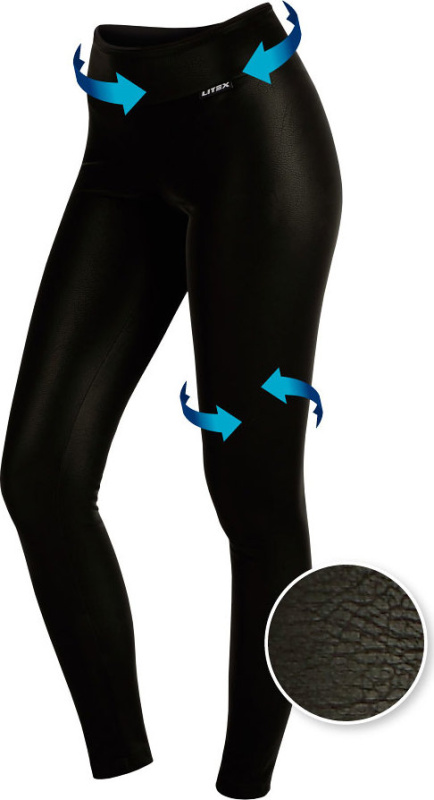 Dámské zateplené legíny LITEX černé Barva: černá, Velikost: L