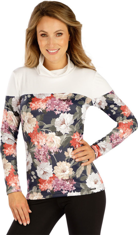 Dámský rolák LITEX s dlouhým rukávem bílý Velikost: S