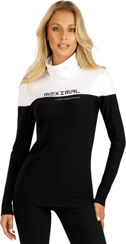 Dámský rolák LITEX s dlouhým rukávem černý Barva: černá, Velikost: S