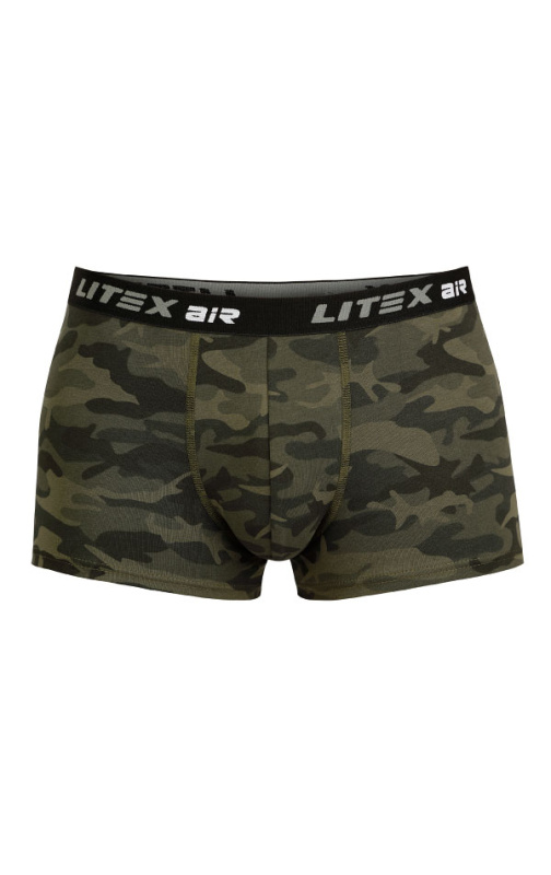 Pánské boxerky LITEX zelené Barva: tisk, Velikost: XXL