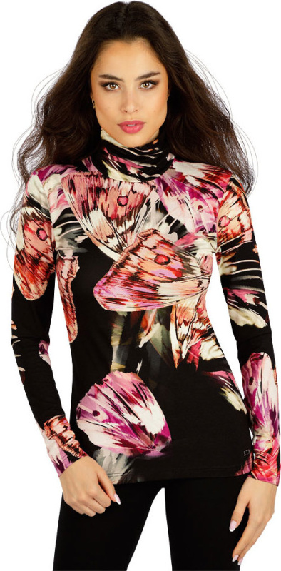 Dámský rolák LITEX s dlouhým rukávem černý Velikost: S