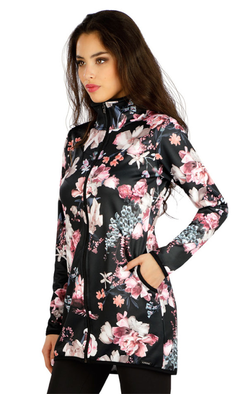 Dámská dlouhá mikina LITEX černá Velikost: S