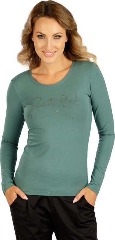 Dámské triko LITEX s dlouhým rukávem zelené Barva: tmavě zelená, Velikost: XL