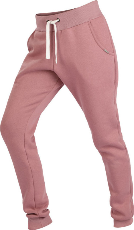 Dámské bavlněné tepláky LITEX bokové růžové Barva: 708, Velikost: L