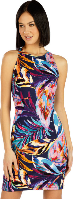 Dámské šaty LITEX bez rukávu modré Velikost: S