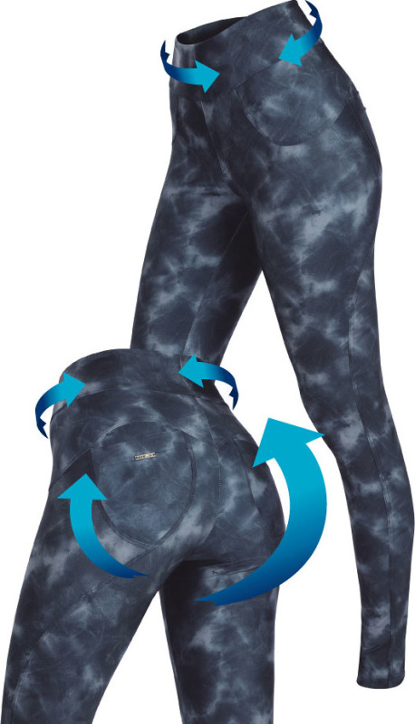 Dámské push-up legíny LITEX s kapsami modré Velikost: S