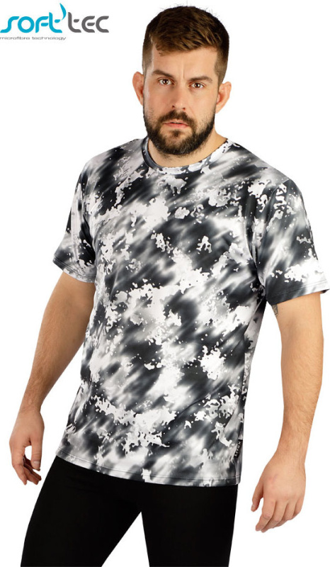 Pánské triko LITEX s krátkým rukávem maskáč Velikost: L