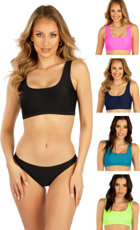 Dámské sportovní plavky LITEX s výztuží černé Barva: černá, Velikost: 36