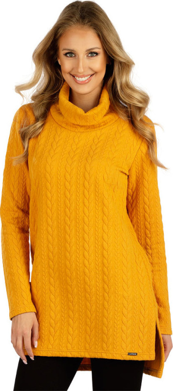 Dámský rolák LITEX s dlouhým rukávem žlutý Barva: 189, Velikost: L