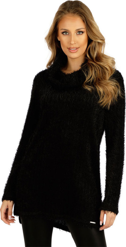 Dámský rolák LITEX s dlouhým rukávem černý Barva: černá, Velikost: L