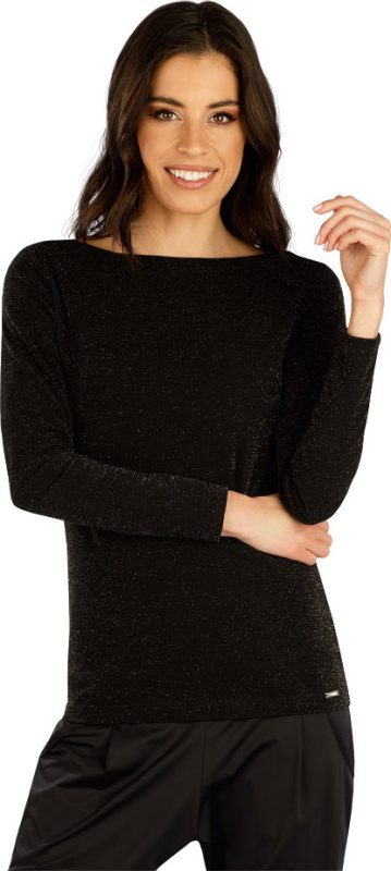 Dámské triko LITEX s dlouhým rukávem černé Velikost: S