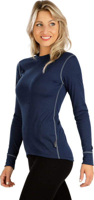 Dámské funkční triko LITEX modré Barva: tmavě modrá, Velikost: S