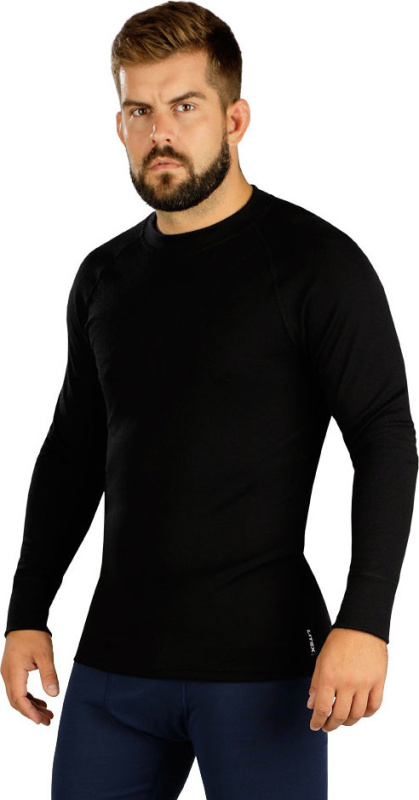 Pánské funkční triko LITEX černé Barva: černá, Velikost: M