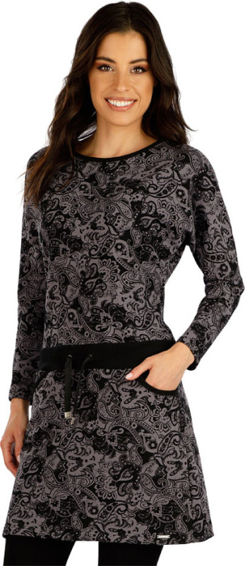 Dámské šaty LITEX s dlouhým rukávem černé Velikost: S