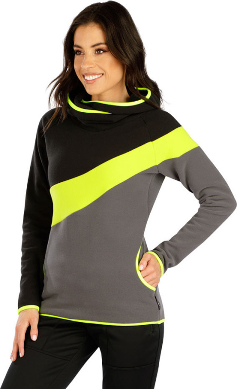 Dámská fleecová mikina LITEX černá Velikost: S