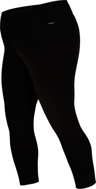 Dámské legíny LITEX v 7/8 délce černé Barva: černá, Velikost: XL