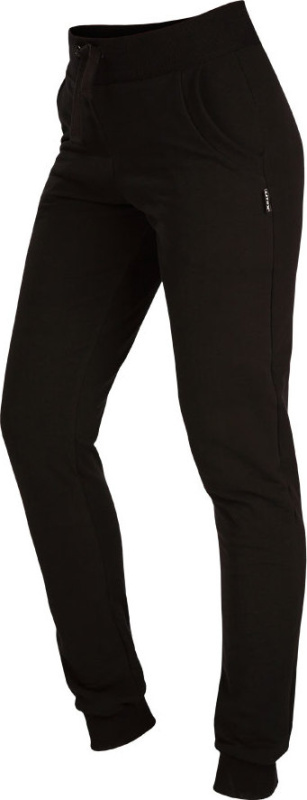 Dámské tepláky LITEX dlouhé do pasu černé Barva: černá, Velikost: XL