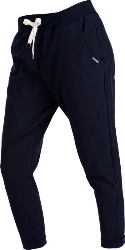 Dámské 7/8 tepláky LITEX modré Barva: tmavě modrá, Velikost: XL