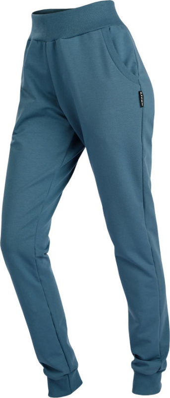 Dámské bavlněné tepláky LITEX dlouhé modré Barva: petrolejová, Velikost: S