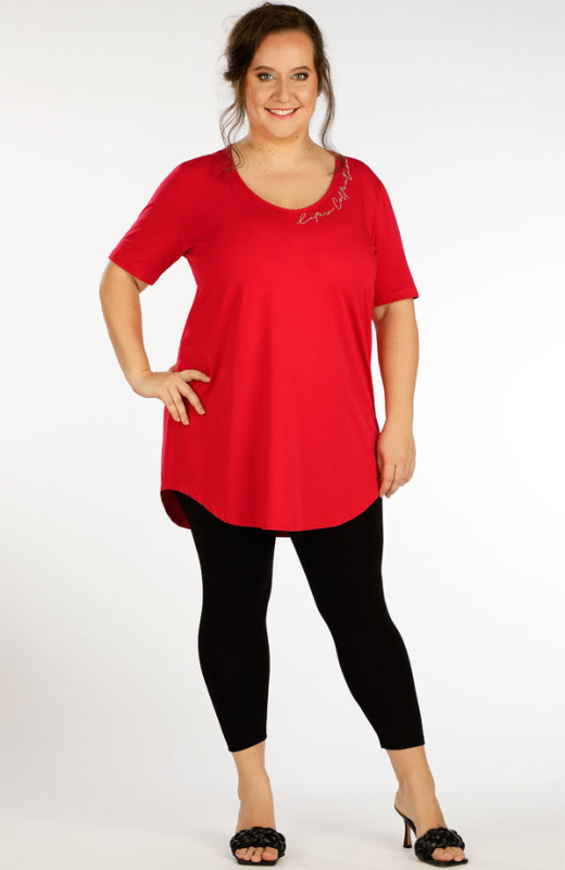 Dámské legíny LITEX pro plnoštíhlé PLUS SIZE černé Barva: černá, Velikost: XXXL