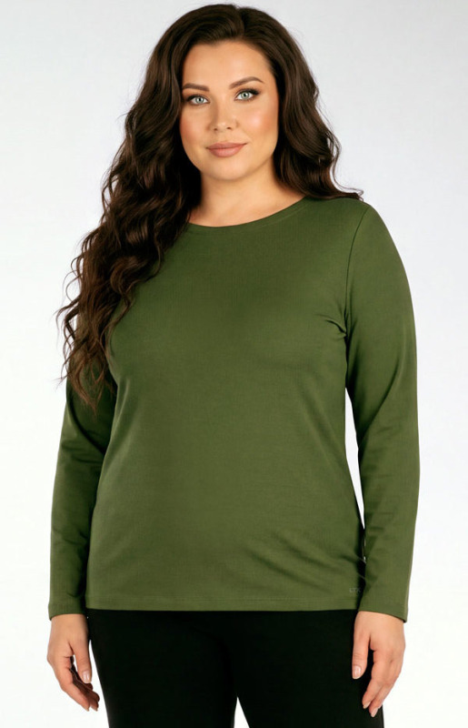 Dámské pro plnoštihlé plus size 7g092 litex zelená  xl