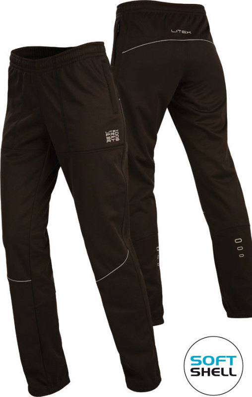 Dámské softshellové kalhoty LITEX Barva: černá, Velikost: L