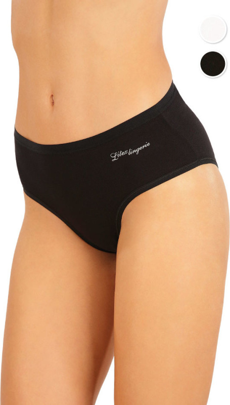 Dámské kalhotky LITEX středně vysoké Barva: Bílá, Velikost: 38