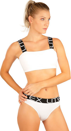 Dámské plavky kalhotky LITEX středně vysoké bílé Velikost: 42