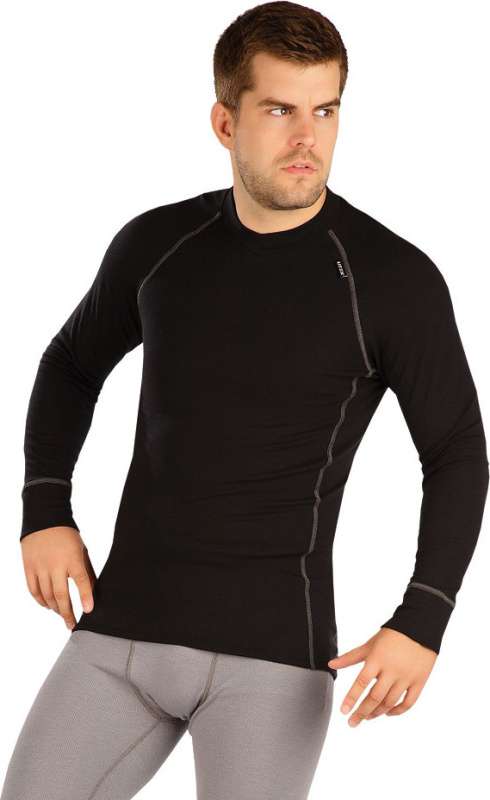 Pánské funkční triko LITEX černé Barva: černá, Velikost: L