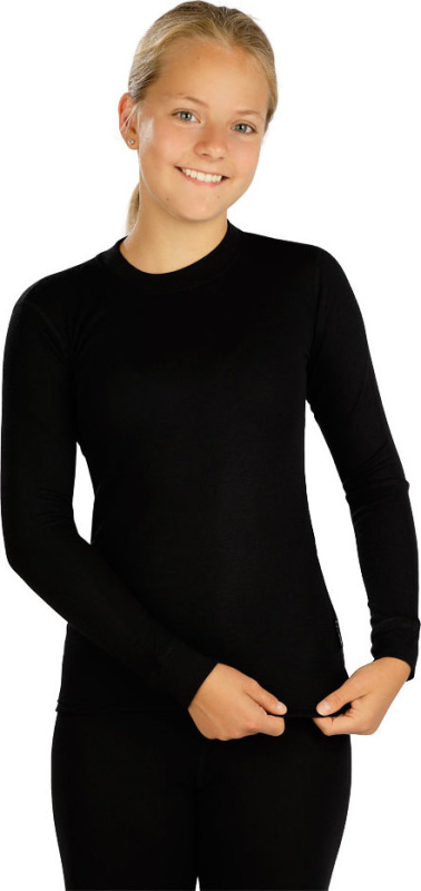 Dětské funkční triko LITEX termo černé Barva: černá, Velikost: 152