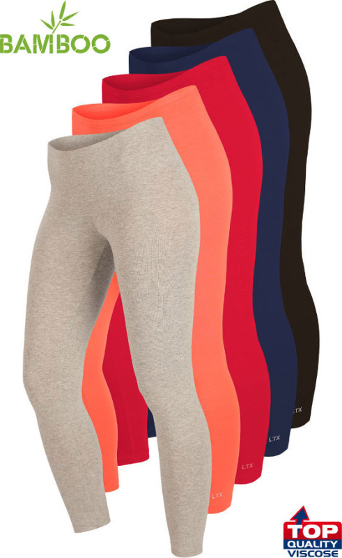 Dámské legíny LITEX v 7/8 délce Barva: světle šedé melé, Velikost: XL