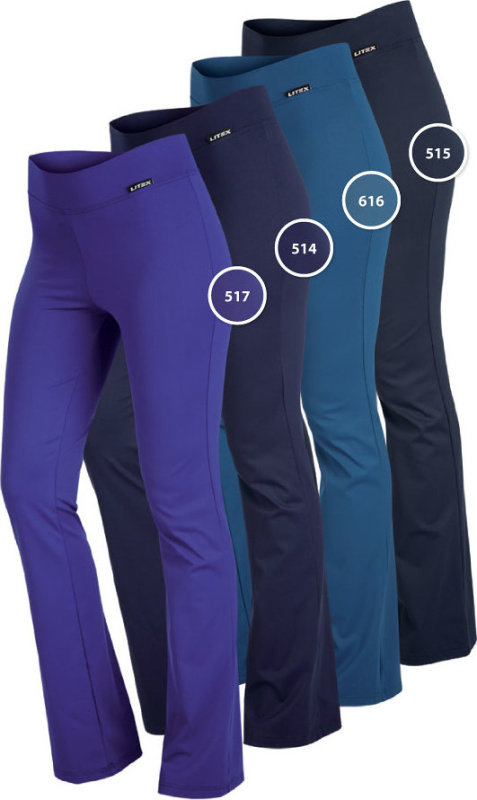 Dámské legíny LITEX dlouhé do zvonu Barva: tmavě modrá, Velikost: XL