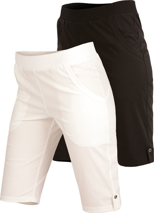 Dámské kraťasy LITEX do pasu černé/bílé Barva: černá, Velikost: M