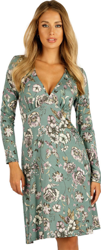 Dámské šaty LITEX s dlouhým rukávem šedé Velikost: M