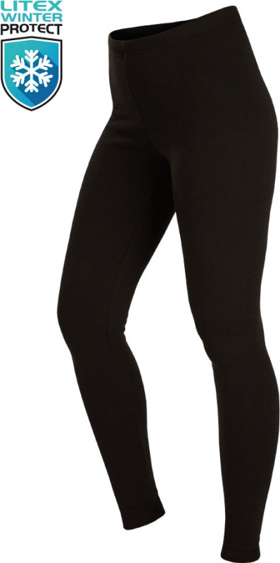 Dámské zateplené legíny LITEX černé Barva: černá, Velikost: XL