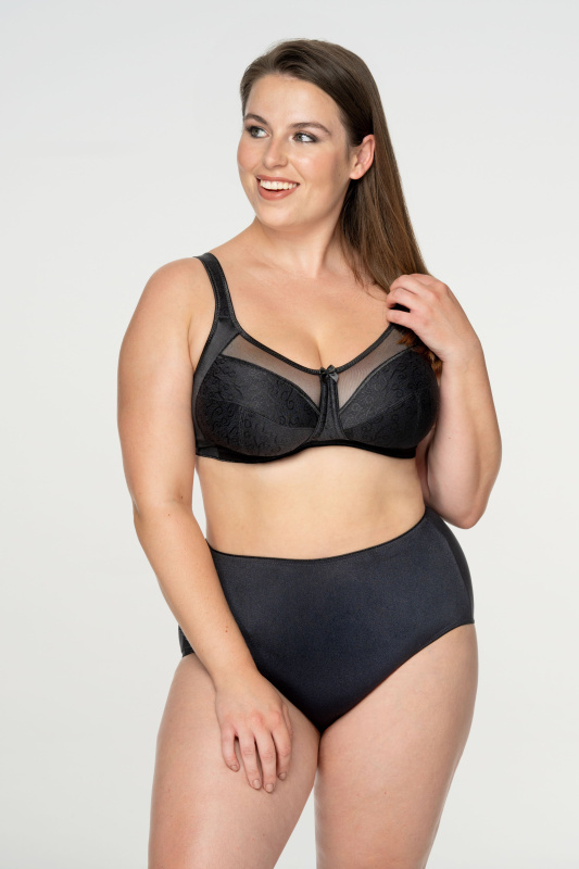 Funkční podprsenka s mašličkou Timo 010772 Barva: Černá, Velikost: 85C