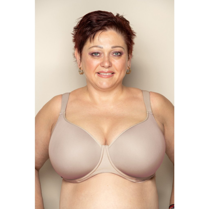 Bezešvá vyztužená podprsenka LadyM Timo 047000 Barva: Tělová, Velikost: 100F