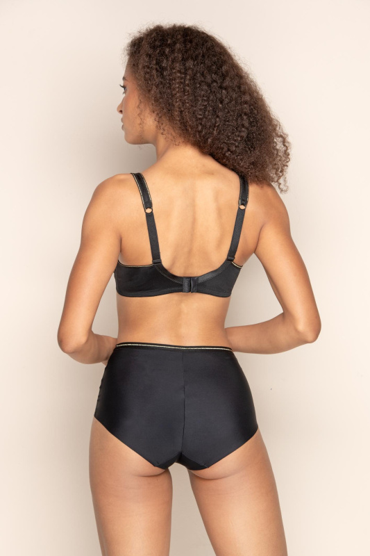 Kalhotky s vysokým pasem Golden Hour Timo 121826 Barva: Černá, Velikost: S